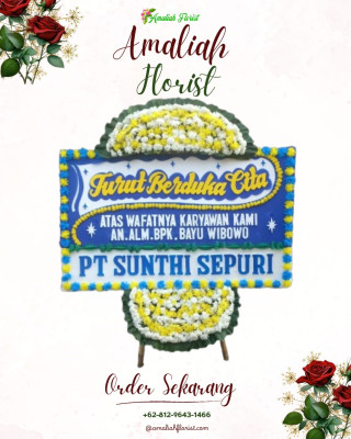 Papan Bunga Duka di Ngancar